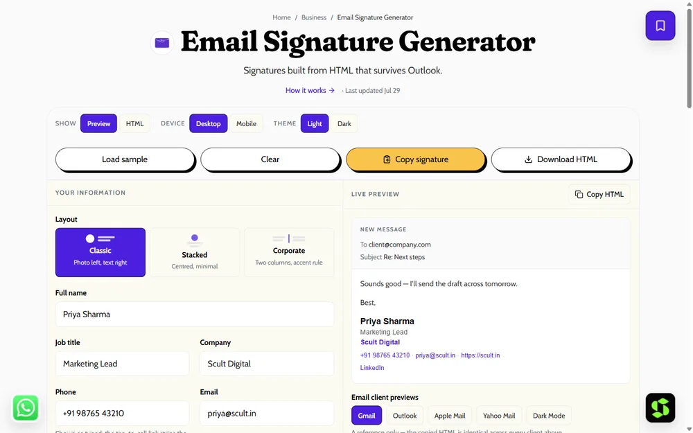 How to Create a Professional Email Signature (2026)