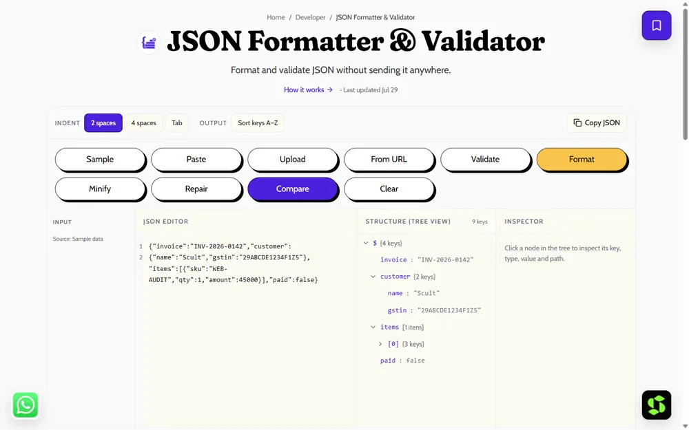 How to Format and Validate JSON (Fast & Free)